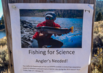 Fishing for Science on Heenan Lake California.