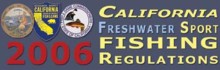 California Sports Fishing Regulations