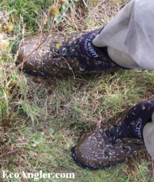 The wading boots