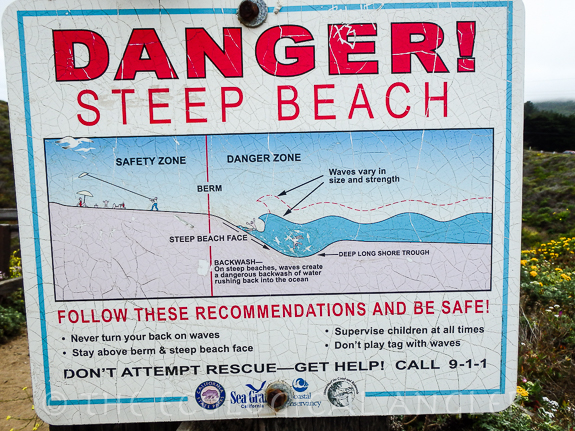Steep Beaches can be productive surf fishing habitat.