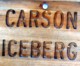 Welcome sign to the Carson Iceberg Wilderness