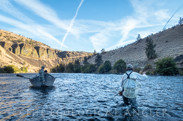 Fishing the Lower Deschutes River Oregon is popular in September.