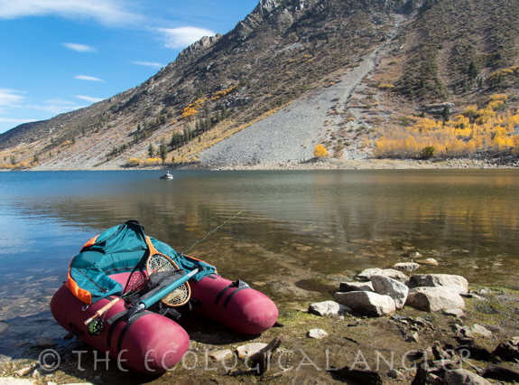 A float tube or boat allows you to cover the most water in Lundy Lake.