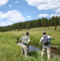 Fly fishing in the High Uintas