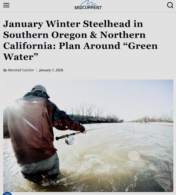 Fly Fishing Winter Steelhead in Oregon and California