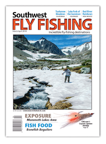Southwest Fly Fishing Magazine March April 2018 Cover