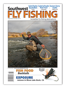 Southwest September October 2017 Fly Fishing Magazine Cover