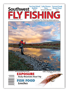Southwest Fly Fishing Magazine November December 2017 Cover