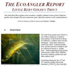 The EcoAngler Report - Little Kern Golden Trout
